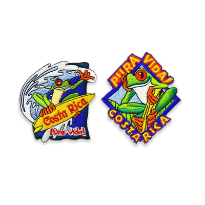 Chenille Haftowane naszywki z logo na czapki Materiał poliestrowy o wysokości 3,5 ''