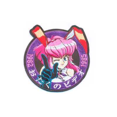 Haftowane naszywki na czapki Anime Charater, niestandardowe naszywki na czapki Die Cut Granica