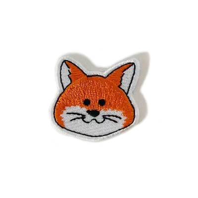 Animal Fox Logo Odzież Haftowane naszywki na koszulkę wycinaną laserowo