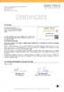 Chiny Shenzhen K&amp;F Apparel Co., Ltd Certyfikaty
